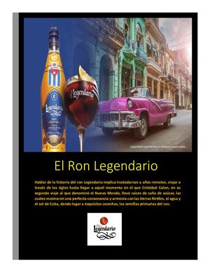 Historia Del Ron Legendario