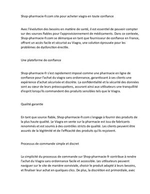 Shop-pharmacie-fr site pour acheter Viagra