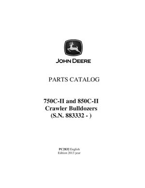 750c John Deere Parts Service Manual