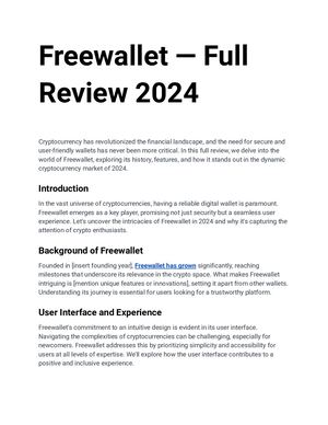 Freewallet — Full Review 2024 (2)