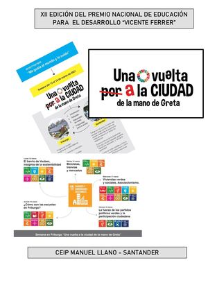 CEIP Manuel Llano. Una Vuelta A La Ciudad De La Mano De Greta