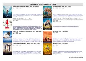 Agde : le programme du cinéma "Le Travelling" pour le 1er et 2 janvier