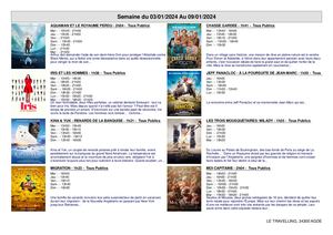 Agde : tout le programme du cinéma "Le Travelling" du 3 au 9 janvier