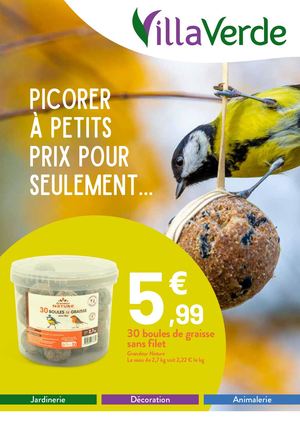 Dépliant VillaVerde Animaux Des Jardins 2024