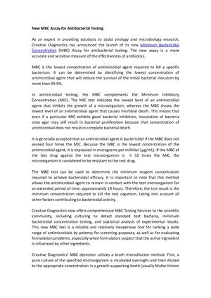 Mbc Assay