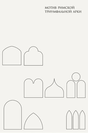 Мотив римских триумфальных арок