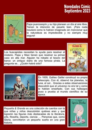 Novedades_Cómic