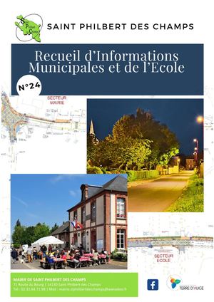 Rime N°24 - 2023/2024 - Commune de Saint Philbert des Champs