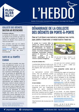 Bim 52 2023 Mairie De Plouguerneau