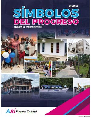 Revista Símbolos del Progreso en Timbiquí