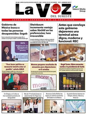 La Vozdel Sureste 28 12 2023