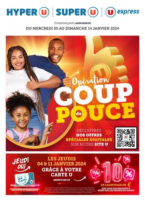 CATALOGUE DU 03 AU 04 JANVIER 2024 - HYPER U SUPER U U EXPRESS​
