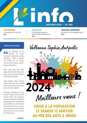 INFO N°459 Janvier 2024