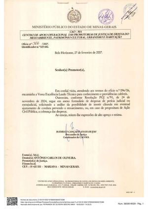Relatório Ministério Público 2007 Laudo Técnico Gogo