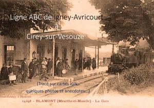 Ancienne Ligne Abc De Igney Avricourt à Cirey Sur Vesouze