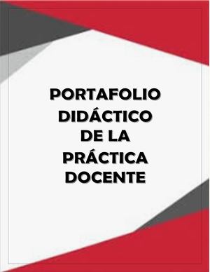 Portafolio De Practica Del Docente Isae