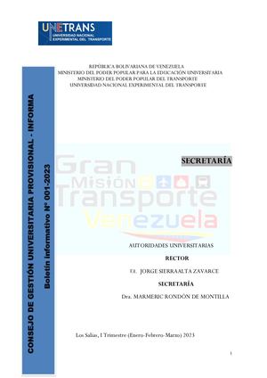 Boletin I Trimestre 2023