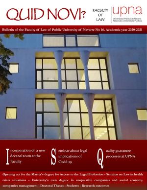 Bulletin of the Faculty of Law UPNA 20-21