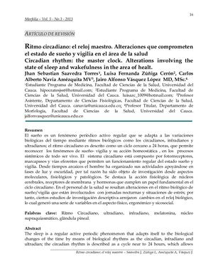 Ritmo Circadiano El Reloj Maestro