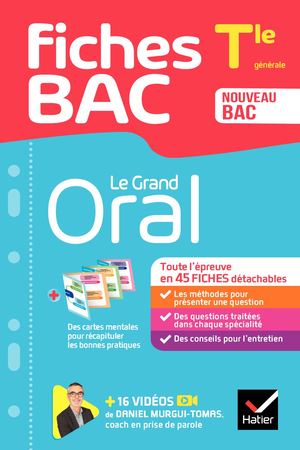 Fiches bac Le Grand Oral Tle - Bac 2024