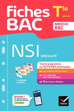 Fiches bac NSI Tle (spécialité) - Bac 2024