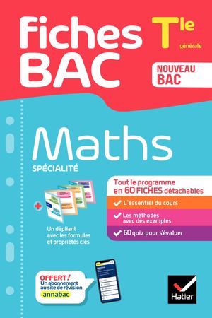 Fiches bac Maths Tle (spécialité) - Bac 2024