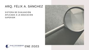 Portafolio Sistema De Evaluación Aplicada A La Educación Superior