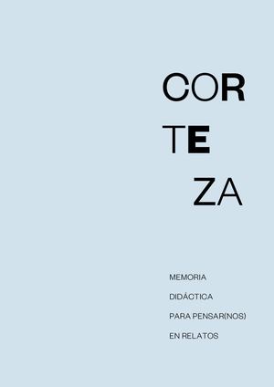 Corteza: Memoria didáctica para pensar(nos) en relatos