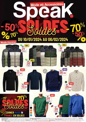 Flyer Soldes H23 Speak