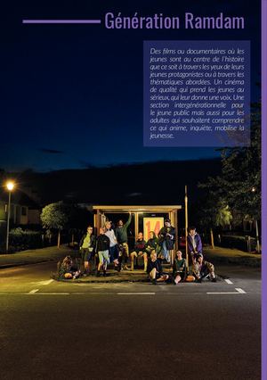 Programme Ramdam 2024 - Catégorie Génération Ramdam