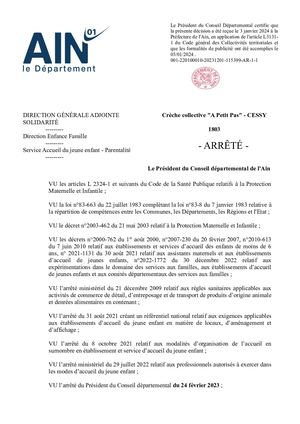 Crèche Collective A Petit Pas Cessy