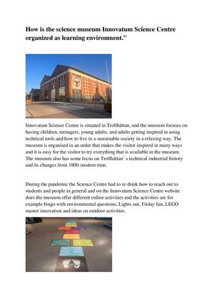 Innovatum Science Centre Ebook