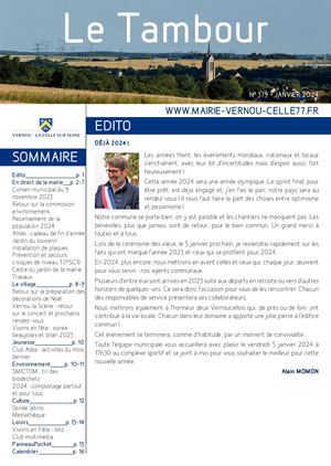 Tambour 379 - JANVIER 2024