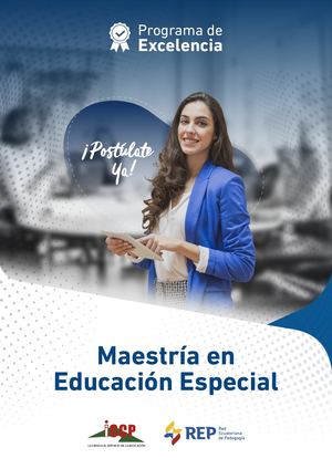 Folleto Informativo Maestria En Educacion Especial