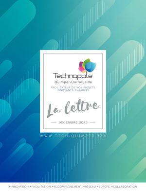 TECHNOPOLE QUIMPER-CORNOUAILLE LETTRE DECEMBRE 2023
