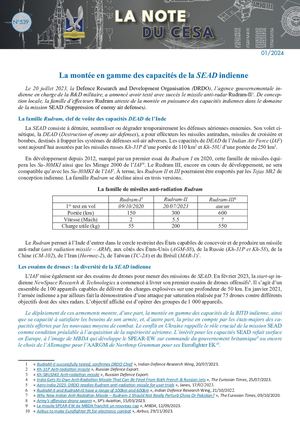 LA NOTE DU CESA N°539