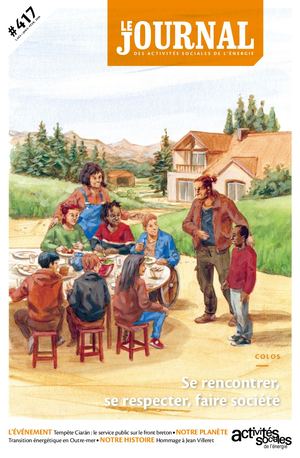 Journal des Activités Sociales de l'énergie n°417, janvier/février 2024