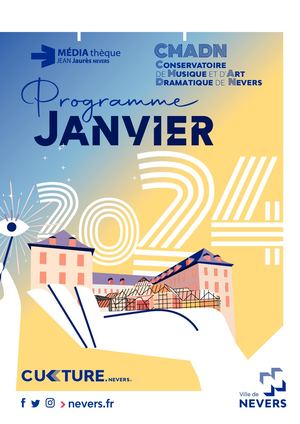 Programme de janvier 2024 centre culturel Jean-Jaurès Nevers