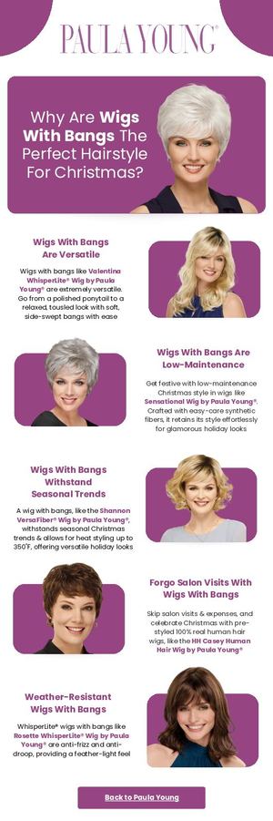 Why Are Wigs With Bangs The Perfect Hairstyle For Christmas?