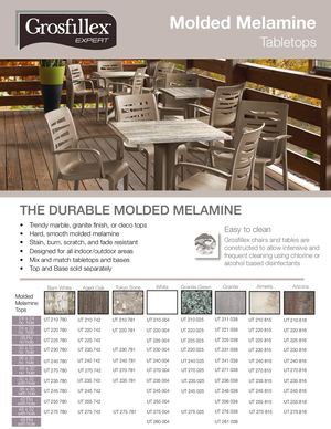Molded Melamine Flyer