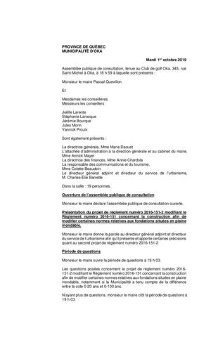 2019 10 01 - Consultation Publique