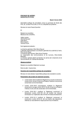 2020 02 04 - Consultation Publique