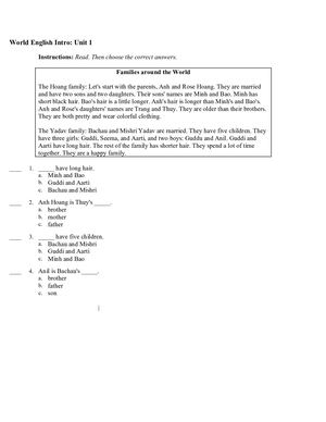 Final Exam Basic 1 Eurovienglish