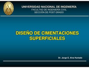 Diseño Cimentaciones Superficiales