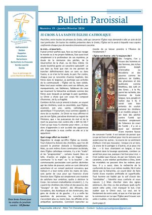 Bulletin Janvier/Fevrier 2024