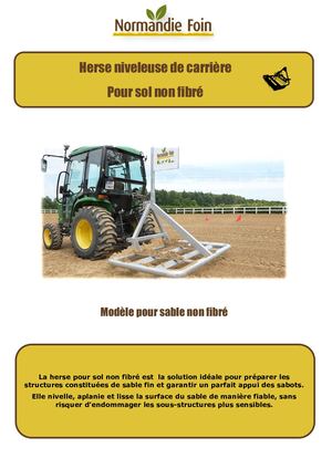 Fiche Technique Herse Aron