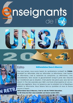 Bulletin SE-Unsa 18 Janvier 2024