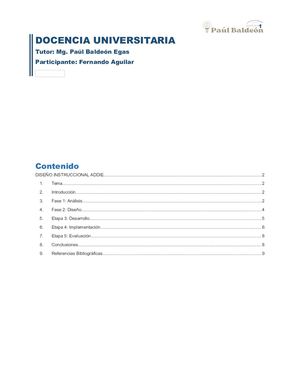 Plantilla Diseño Instruccional Addie