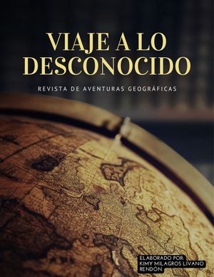 UN PASEO POR LO DESCONOCIDO