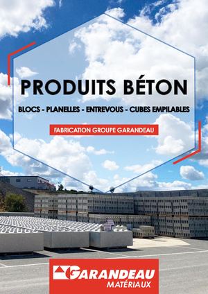 Catalogue Produits Béton